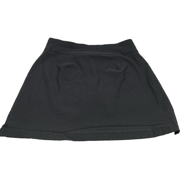 Rafaella Skort Womens Large Black Knit Skirt Golf Tennis Pickleball - Picture 8 of 10